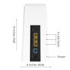 Motorola MQ20 WiFi 6E Router with Easy Mesh, Tri-Band 8.4 Gbps Speed, 3000 sq. ft Coverage, Advanced Parental Controls, Next-Gen Security & Seamless Device Management, Black, Single Pack view 4