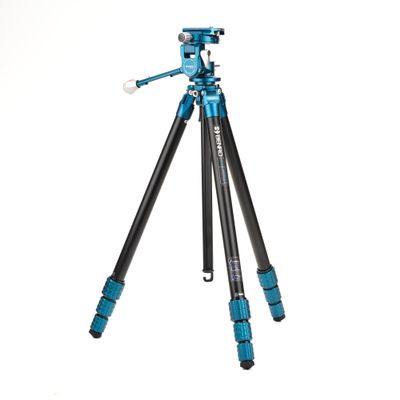Benro Superslim AL 0 Series 4-Section Aluminum Tripod with PHVF2 Flip Head  Compact Travel-Friendly Support for Mirrorless, Vlogging, Content Creators (TSSL08APHVF2)