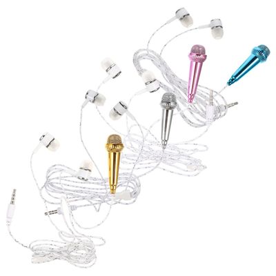 Kisangel 4pcs Mini Microphone Toy Microphone for Boys and Girls Portable Handheld Phone Singing Phone