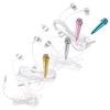 Kisangel 4pcs Mini Microphone Toy Microphone for Boys and Girls Portable Handheld Phone Singing Phone view 1