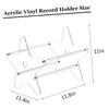 KICHOUSE 1pc Cd Display Holder Acrylic Material Book Organizer Home Office Storage Rack view 2