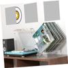 KICHOUSE 1pc Cd Display Holder Acrylic Material Book Organizer Home Office Storage Rack view 4