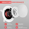 Pyle 5.25 Wireless 2-Way Ceiling Speaker, Dual Channel Stereo from One Speaker, Indoor or Outdoor Use, Weatherproof Bluetooth Speakers with Easy Installation, Stain-Resistant Grill, 200W Peak Power view 4
