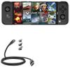 BoxWave Cable Compatible with GameSir X2 Pro - MagnetoSnap PD AllCharge Cable (100W), Magnet Charging Braided USB Type-C Micro - Jet Black view 1