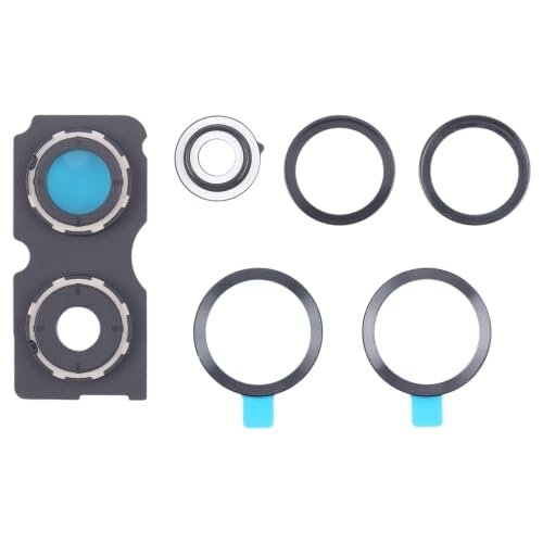 ICBAYXTS TTYDWSX for Redmi Note13 Pro+ Back Camera Lens Frame ZYIGX(Black)