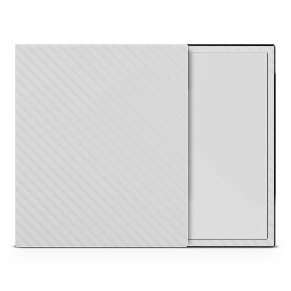 Carbon Fiber Tablet Skin Compatible with BOOX Note Air4 C (2024) - Solid White - Premium 3M Vinyl Protective Wrap Decal Cover - Easy to Apply | Crafted in The USA by MightySkins