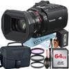 ZeeTech Panasonic HC-X1200 Camcorder with 64GB Memory Card + Tripod + Case Accessory Bundle view 1