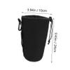 DOITOOL 2pcs Xl Camera Lens Pouch Bag Flexible Insulated Lens Case for Dslr Shockproof and Water-resistant Design for Photography Accessories view 2