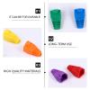 CIYODO 100pcs Plastic Network Cable Boots Cover Mixed Connect Plug Cap Protector for Cable Head view 3