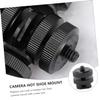 FELTECHELECTR 4pcs Hot Shoe Mount Adapter for Camera Mounts Flash Holder Tripod Screw Replacement for DSLR Camcorder view 2