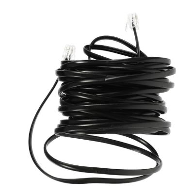 DIYEAH Telephone Cord Replacement Pc Four-core Telephone Cable for Landline Extension Cord for Communication and Stable Signal Transmission