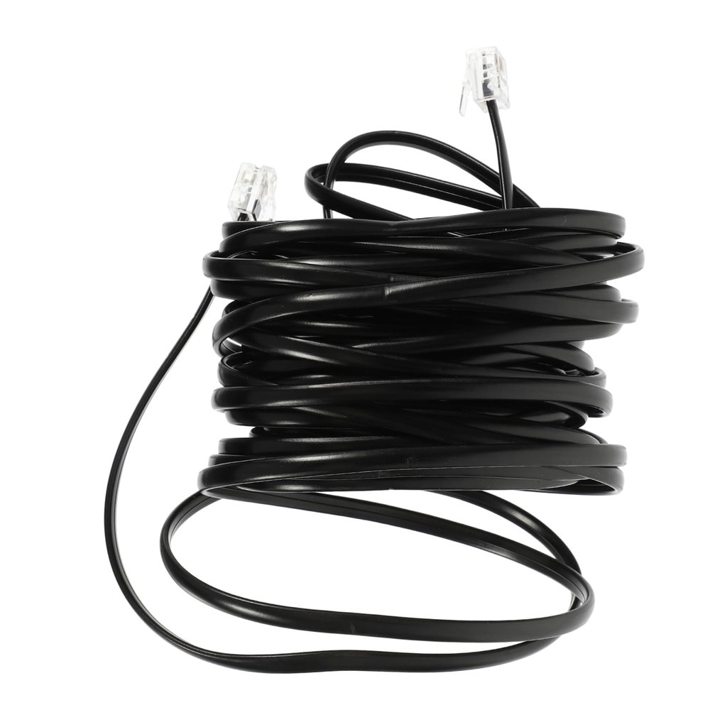 DIYEAH Telephone Cord Replacement Pc Four-core Telephone Cable for Landline Extension Cord for Communication and Stable Signal Transmission