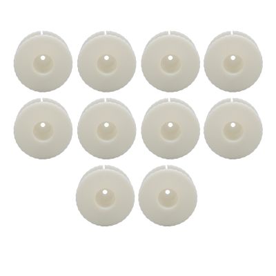 10 Pcs Speaker Inductor Coil Frame Plastic Round Bobbin Crossover Wire Coil Spools Assembly Kit for Internal Speaker Parts