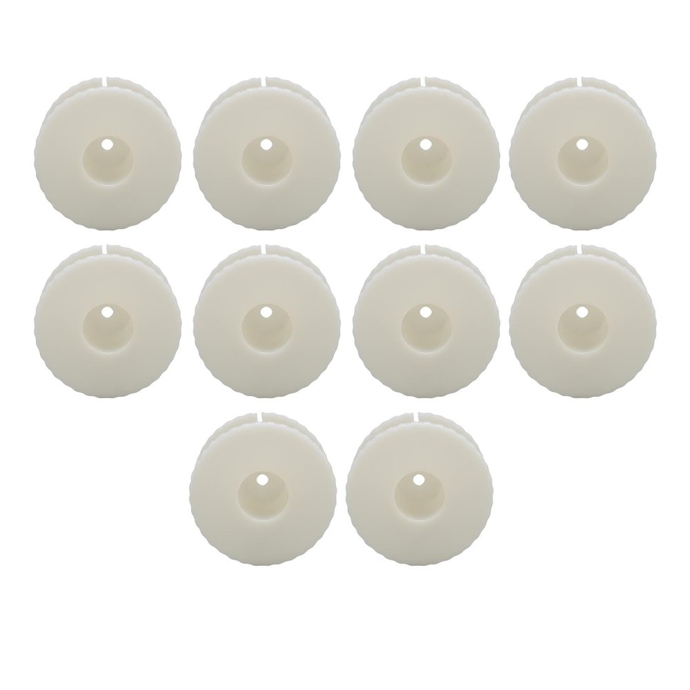 10 Pcs Speaker Inductor Coil Frame Plastic Round Bobbin Crossover Wire Coil Spools Assembly Kit for Internal Speaker Parts