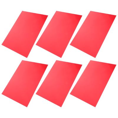 CHICAMPERA 6pcs PVC Light Diffuser Film Filter Sheets for Led Lights Classroom Filters Photography Gels Photo Strobe Flash Memory Albums Scrapbooks