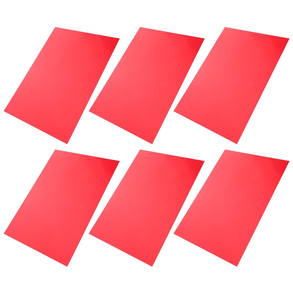 CHICAMPERA 6pcs PVC Light Diffuser Film Filter Sheets for Led Lights Classroom Filters Photography Gels Photo Strobe Flash Memory Albums Scrapbooks