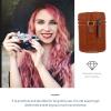 Angoily Professional Camera Lens Bag Sturdy Material Smooth Zipper Protect Your Lens view 4