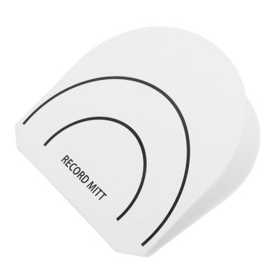 BESTonZON Vinyl Record Accessories White Vinyl Slipmat Dust Mitt Record Cleaning Kit Static Products Cleaner Accessories Dust Removal Preservation Gripper