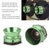 1 Pair Nab Hub Adapters with Lock, 1/4 10 Inch Reel to Reel Tape Nab Hub Adapter, Aluminum Alloy Opener Universal Loading Device for Tape Recorder (Green) view 3