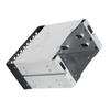 CIYODO Triple Bay Hard Drive Cage for 3.5 Inch Drives Aluminum Alloy Mounting Bracket for PC Build and Storage Expansion view 1