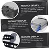 CIYODO Triple Bay Hard Drive Cage for 3.5 Inch Drives Aluminum Alloy Mounting Bracket for PC Build and Storage Expansion view 2