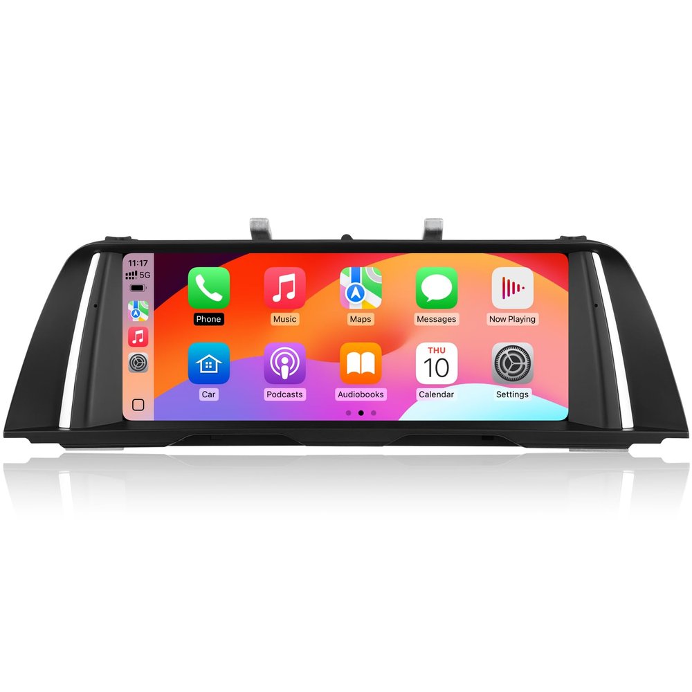 10.25 inch Touch Screen for BMW 5 Series F10 F11 (2013-2016) with NBT System Wireless CarPlay Android Auto Upgrade Factory Car Radio Original Stereo Amplifier Retained Head Unit Replacement