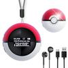 64GB MP3 Player for Kids,MP3 Player with Bluetooth 5.0, Mini Monster Ball Music Player, Supports Speaker, FM Radio, Recording, and Pedometer Functions, Comes with Headphones and Lanyard view 1