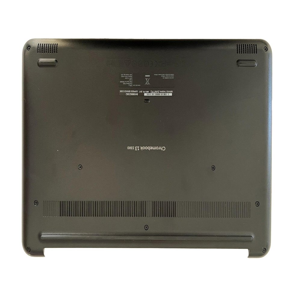 0THCRY - Black 13-Inch Bottom Case Compatible with Dell Chromebook 13 3380