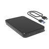 ShuoArmor 2.5" External Hard Drive Enclosure USB 3.0 to SATA III (6Gbps), Tool-Free for SSD/HDD 7-9.5mm - Compatible with Windows/Mac/PS5/Xbox (Black) view 1