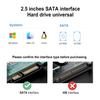 ShuoArmor 2.5" External Hard Drive Enclosure USB 3.0 to SATA III (6Gbps), Tool-Free for SSD/HDD 7-9.5mm - Compatible with Windows/Mac/PS5/Xbox (Black) view 3