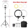 YUYUFA 18-inch -Thin Light LED self Shooting Video lamp with Tripod Phone Clip, Suitable for Live Photography Studios view 2