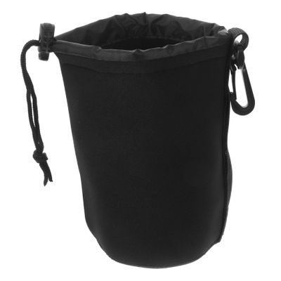 Hoement Camera Lens Protective Pouch Shockproof and Portable Storage Bag for Camera Lenses Durable Design for Outdoor Travel and Daily Use Lightweight and Easy to Carry