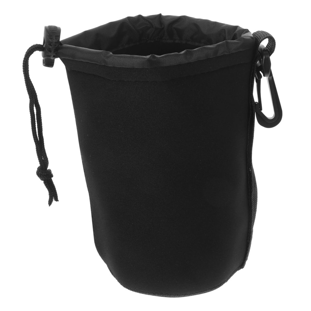 Hoement Camera Lens Protective Pouch Shockproof and Portable Storage Bag for Camera Lenses Durable Design for Outdoor Travel and Daily Use Lightweight and Easy to Carry