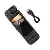 DBEIXIWEI HD 1080P Body Camera with 180 Rotating Lens 110 Wide Angle Infrared Night Vision Support 128GB TF Cards Storage view 1
