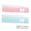 CAXUSD 2Pcs Gradient Pink Mint Silicone Keyboard Protector Cover Keyboard Skin Compatible with Easy to Clean for Daily Use view 2