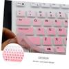 CAXUSD 2Pcs Gradient Pink Mint Silicone Keyboard Protector Cover Keyboard Skin Compatible with Easy to Clean for Daily Use view 4