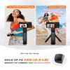 for Sony Tripod with Rechargeable Remote Control - Aodelan Wireless Shooting Grip Mini Tripod with OLED Screen for Vlogging for ZV-E10,ZV-1F,RX100 VII,a6100,a6400,a7 III,a9 II; Replace Sony GP-VPT2BT view 2