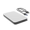 ShuoArmor 2.5" External Hard Drive Enclosure USB 3.0 to SATA III (6Gbps), Tool-Free for SSD/HDD 7-9.5mm - Compatible with Windows/Mac/PS5/Xbox (White) view 1