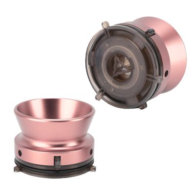1 Pair Nab Hub Adapters with Lock, 1/4 10 Inch Reel to Reel Tape Nab Hub Adapter, Aluminum Alloy Opener Universal Loading Device for Tape Recorder (Pink)