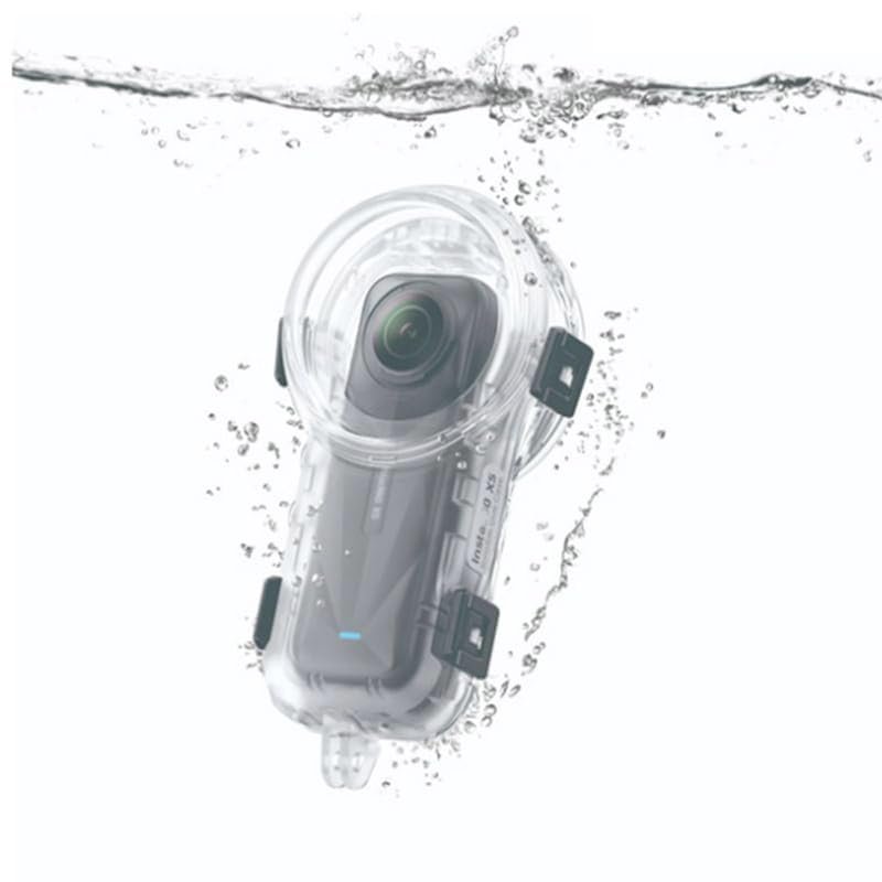 Coyktonty Invisible Dive Case for Insta360 X5,197ft/60M Waterproof Housing,with Anti-Fog Sheet and Bracket
