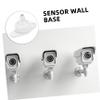 WOONEKY 10pcs Security Wall Mount Bracket Bracket for Sensors Wall Mounted Alarm Detector Mount No Drill Home Office Use view 2