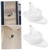 WOONEKY 10pcs Security Wall Mount Bracket Bracket for Sensors Wall Mounted Alarm Detector Mount No Drill Home Office Use view 4