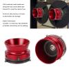 1 Pair Nab Hub Adapters with Lock, 1/4 10 Inch Reel to Reel Tape Nab Hub Adapter, Aluminum Alloy Opener Universal Loading Device for Tape Recorder (Red) view 3