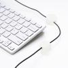 PATIKIL Cable Organizer Holder, 6 Pcs Magnetic Spring Desk Cable Management Clips Adhesive Cord Holder Keepers for Office Desktop Wall Car, White view 4