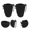 Angoily 2pcs Camera Lens Bag Flexible Lens Pouch Shockproof Insulation Fit for Dslr Cameras view 3