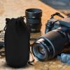 Angoily 2pcs Camera Lens Bag Flexible Lens Pouch Shockproof Insulation Fit for Dslr Cameras view 4