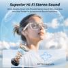 Smart Glasses, AI Bluetooth Glasses for Women/Men with 144 Language Instant Translation & Interpretation, Blue Light Filtering Photochromic Transition Lenses, Touch Control and Voice Control view 3