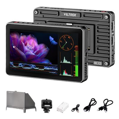 VILTROX DC-X2 6" Camera Field Monitor Touchscreen DSLR Camera Monitor