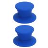 CHEOTIME 1 Pair 1/4 Inch Nab Hub Optical Shaft Adapter, Reel to Reel Tape Nab Hub Adapter with Rubber Ring for Studer Tape Recorders (Blue) view 1