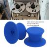 CHEOTIME 1 Pair 1/4 Inch Nab Hub Optical Shaft Adapter, Reel to Reel Tape Nab Hub Adapter with Rubber Ring for Studer Tape Recorders (Blue) view 2